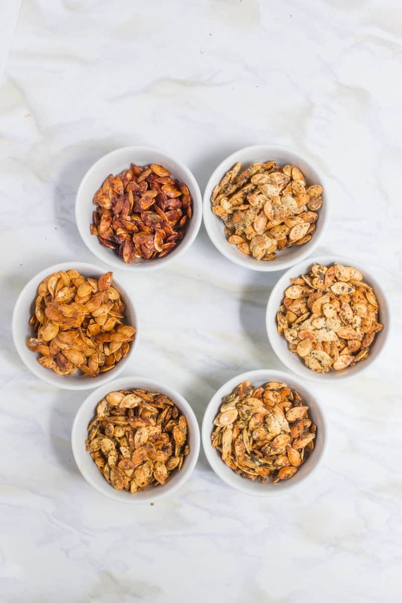Roasted Pumpkin Seeds /// Six Ways Wholefully