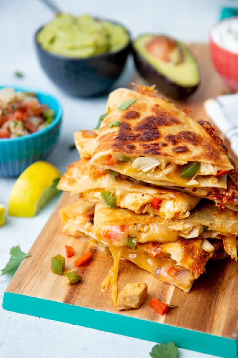 FoolProof Cheesy Chicken Quesadilla Wholefully