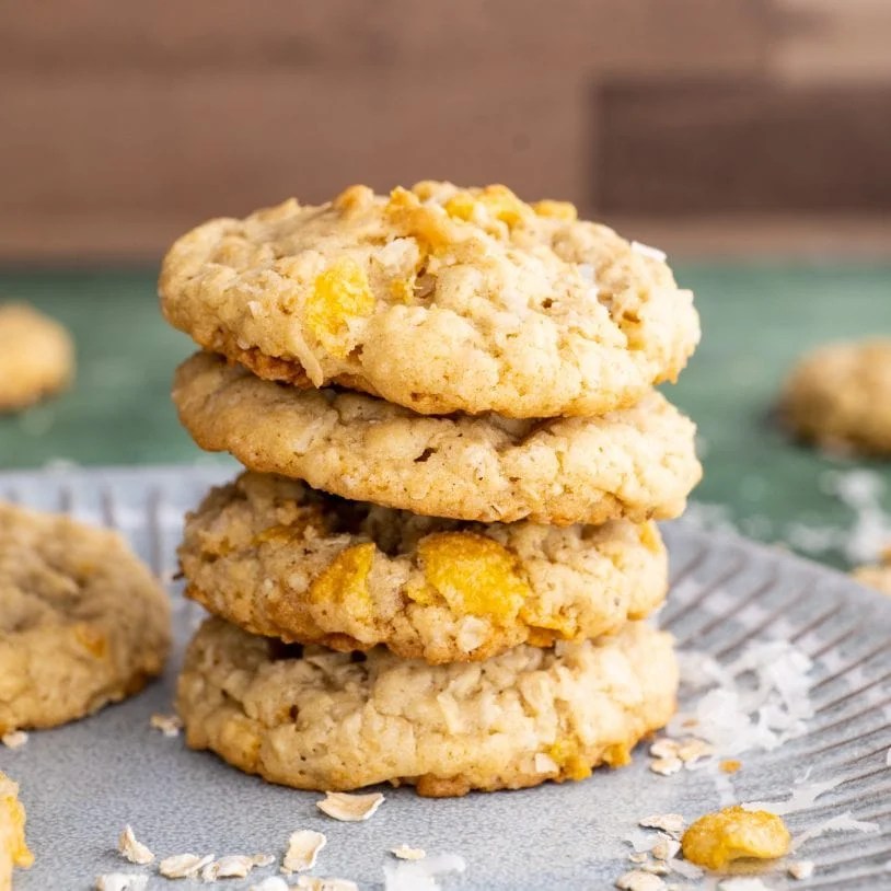 Ranger Cookies (Chewy Coconut Cookies) Wholefully