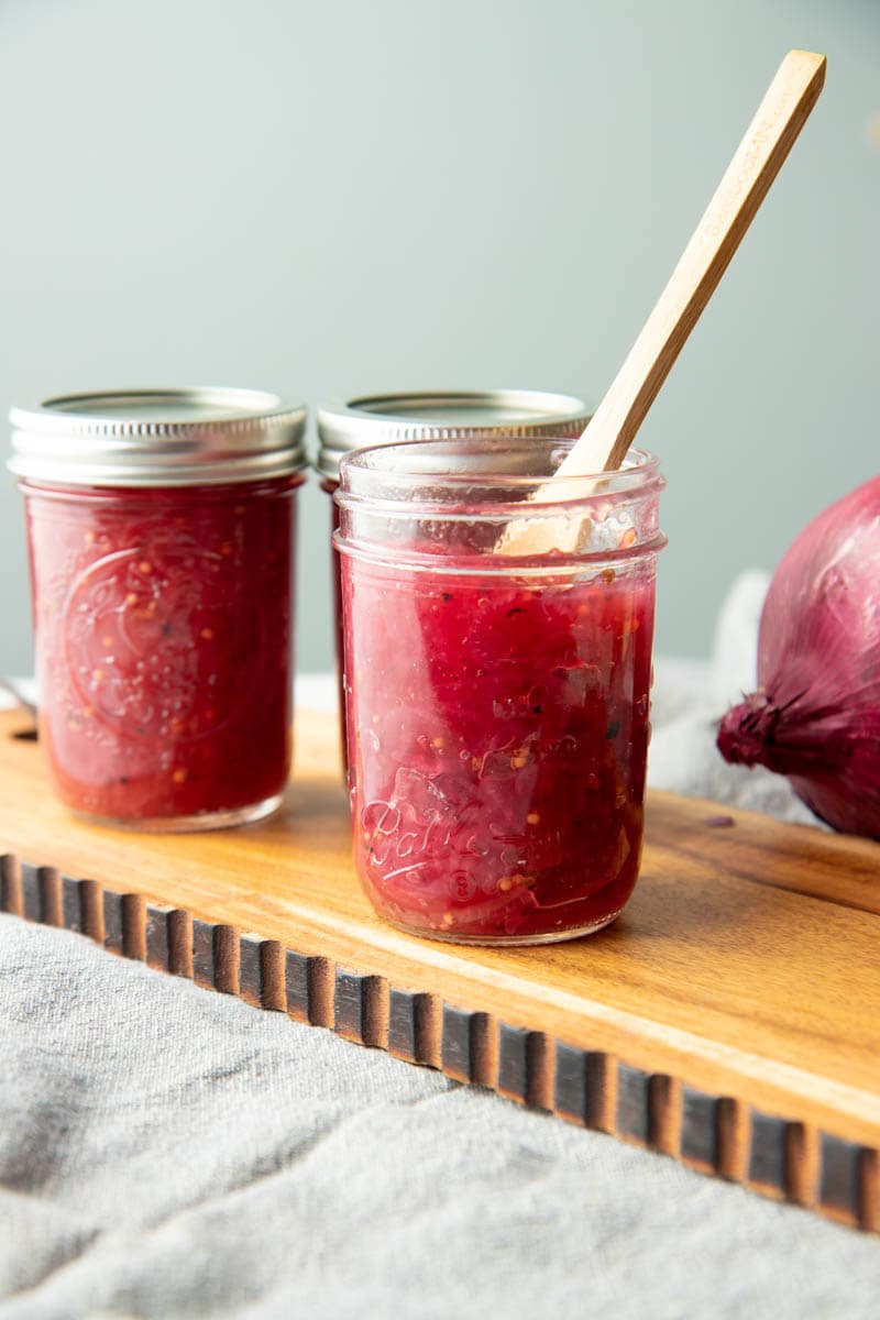 Red Onion and Port Jam Wholefully