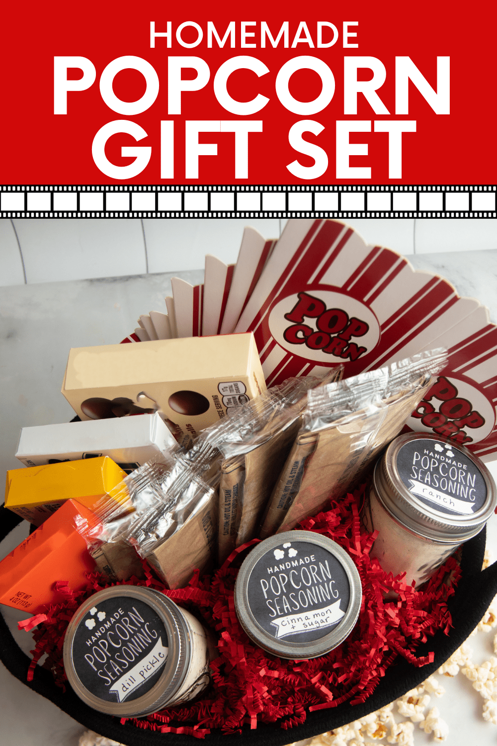 Popcorn Gift Set with Homemade Popcorn Seasonings Wholefully
