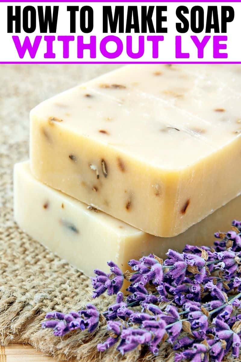 How to Make Homemade Soap without handling lye!