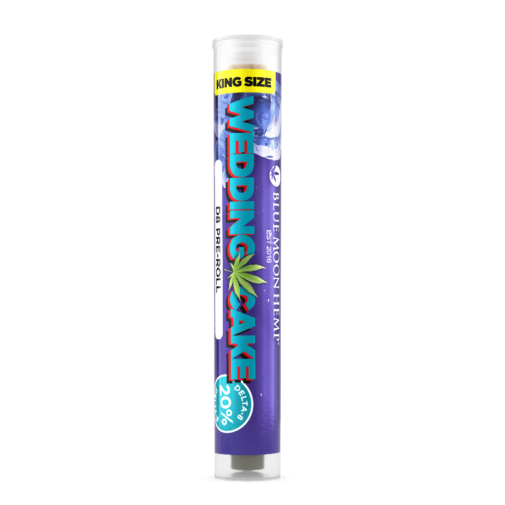 Wedding Cake Delta 8 PreRoll Blue Moon Hemp Wholesale