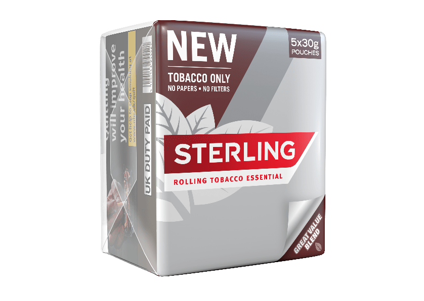 JTI launches Sterling Rolling Tobacco Essential 30g a new addition