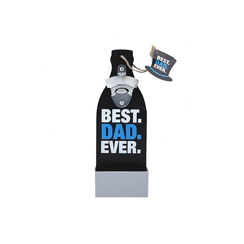 Best Dad Ever Wall Bottle Opener Wholesale Uk