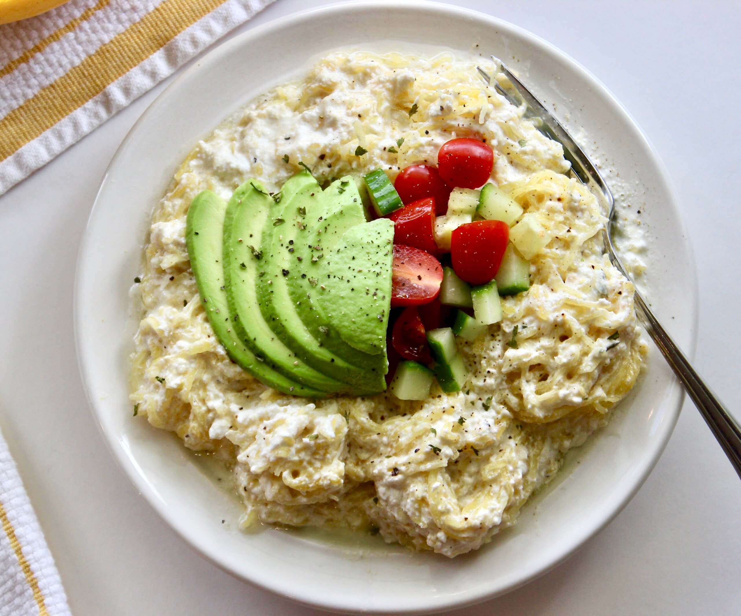 gluten-free, grain-free cacio e pepe. Made to follow the specific carbohydrate diet.