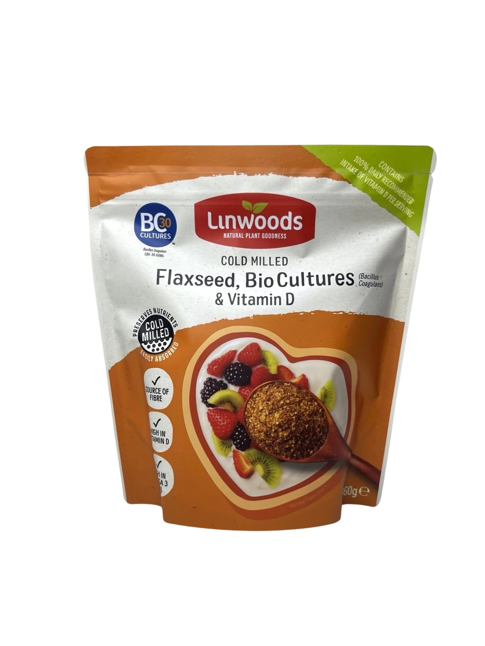 Linwoods Cold MIlled Flaxseed, Bio Cultures & Vitamin D Wholesomestorehouse