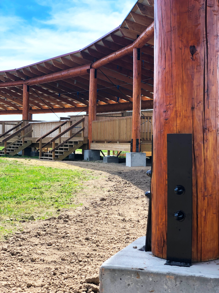 WholeTrees Structures Rosebud Sioux Pow Wow Arbor