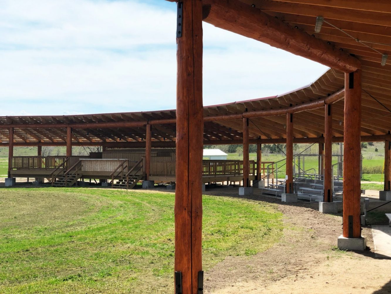 WholeTrees Structures Rosebud Sioux Pow Wow Arbor