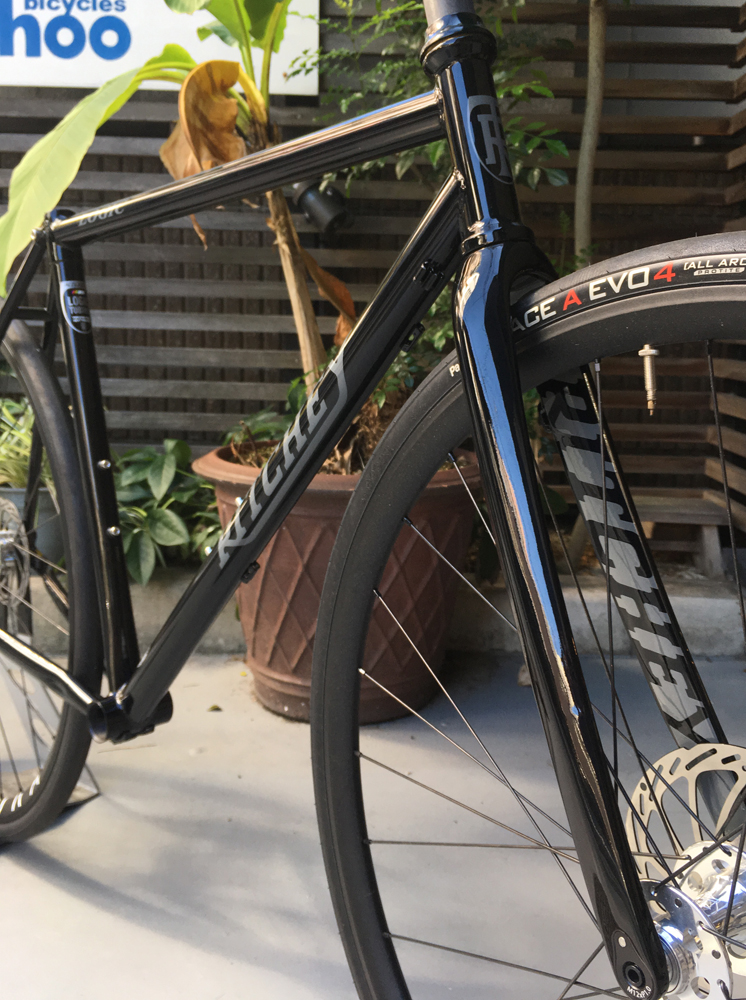 DISC LOGIC ROAD フォーク ブラック リッチー RITCHEY フレーム 2022年 グレー サイズ49 セット ロゴ ロード