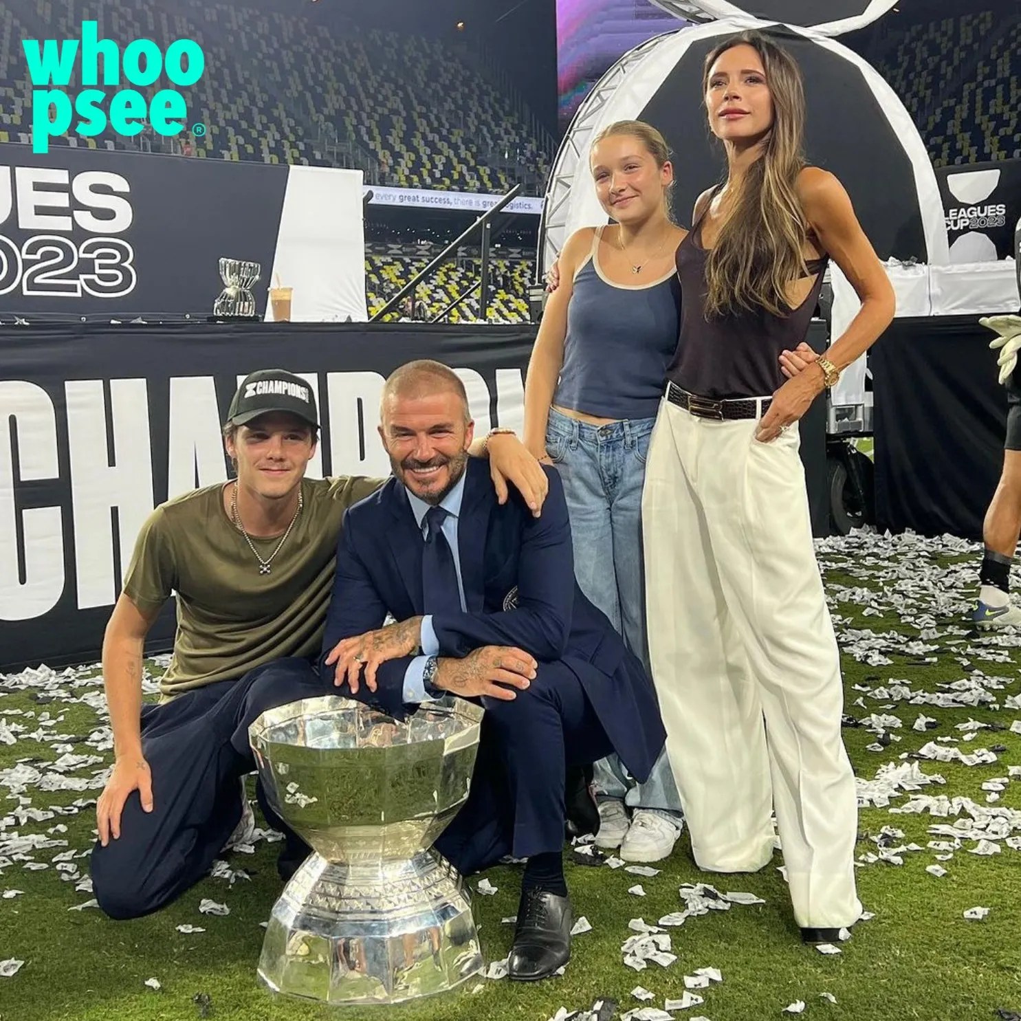 David Beckham, "his" Inter Miami wins first trophy, he celebrates with