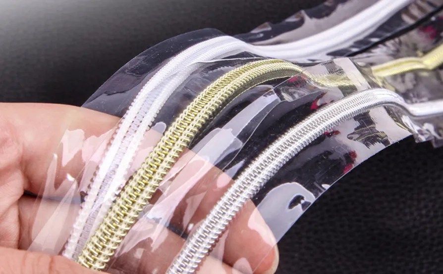 Whoszipper Highly Versatile No.3 And No.5 Transparent PVC Zipper
