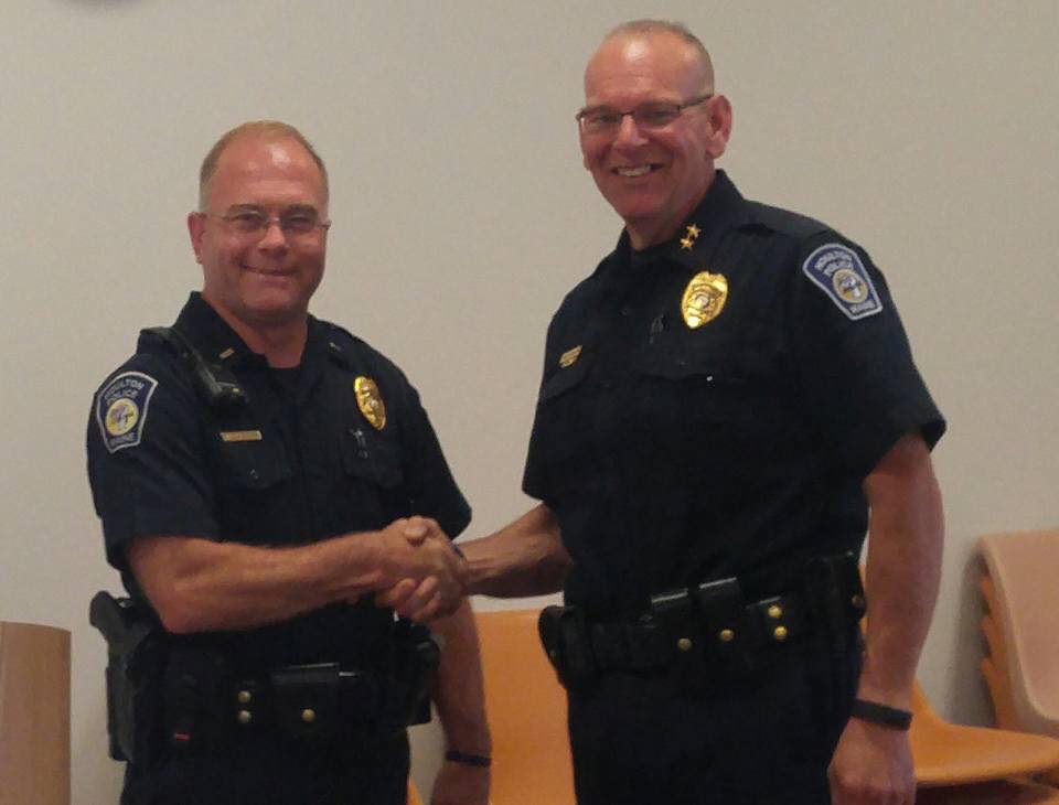 Theron Bickford sworn in as Lieutenant for Houlton Police Deptartment