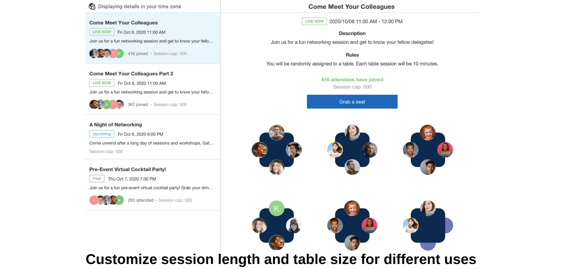 Bring the InPerson Networking Experience Online with Speed Networking