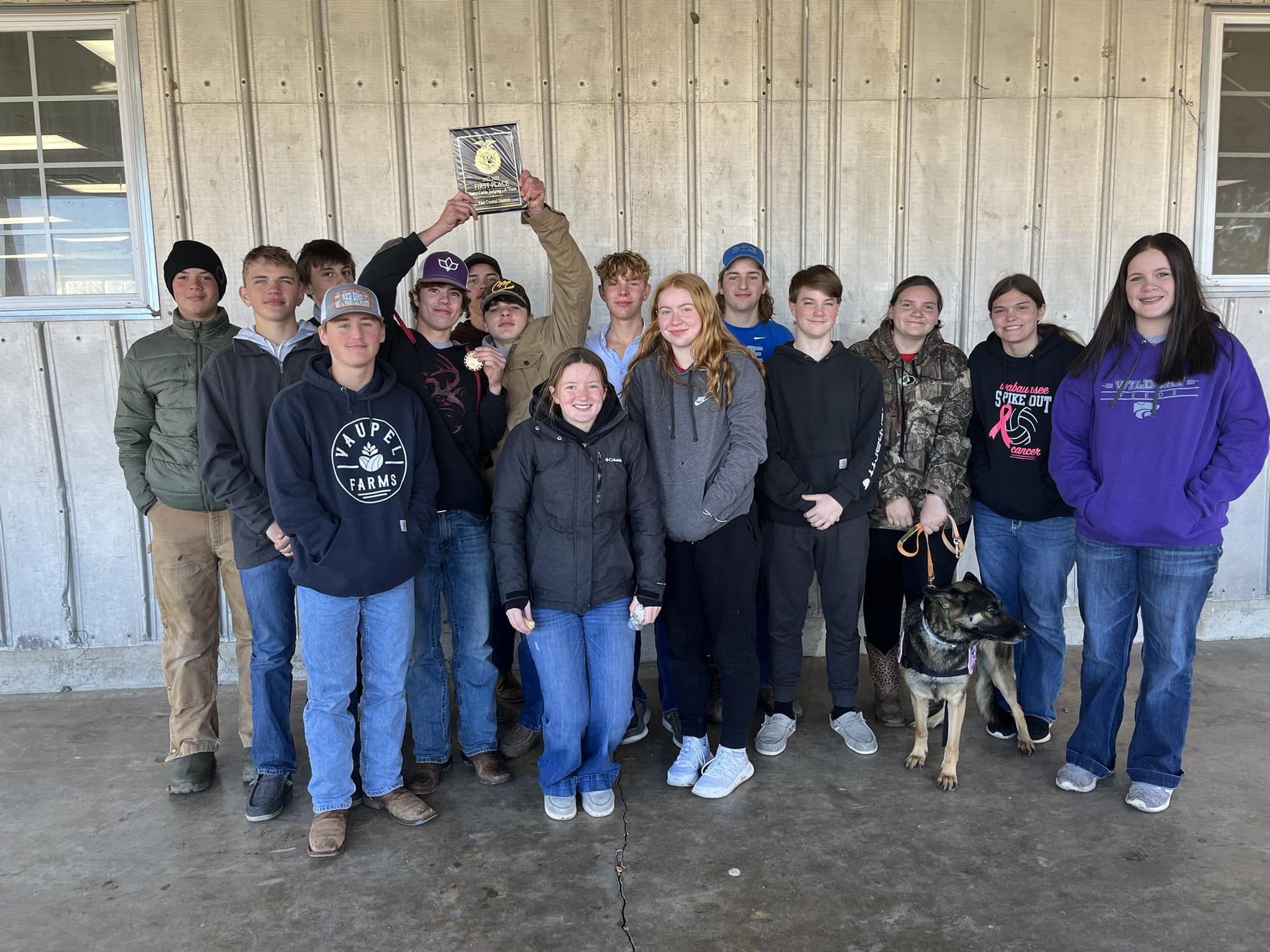 FFA wins dairy cattle judging The Charger
