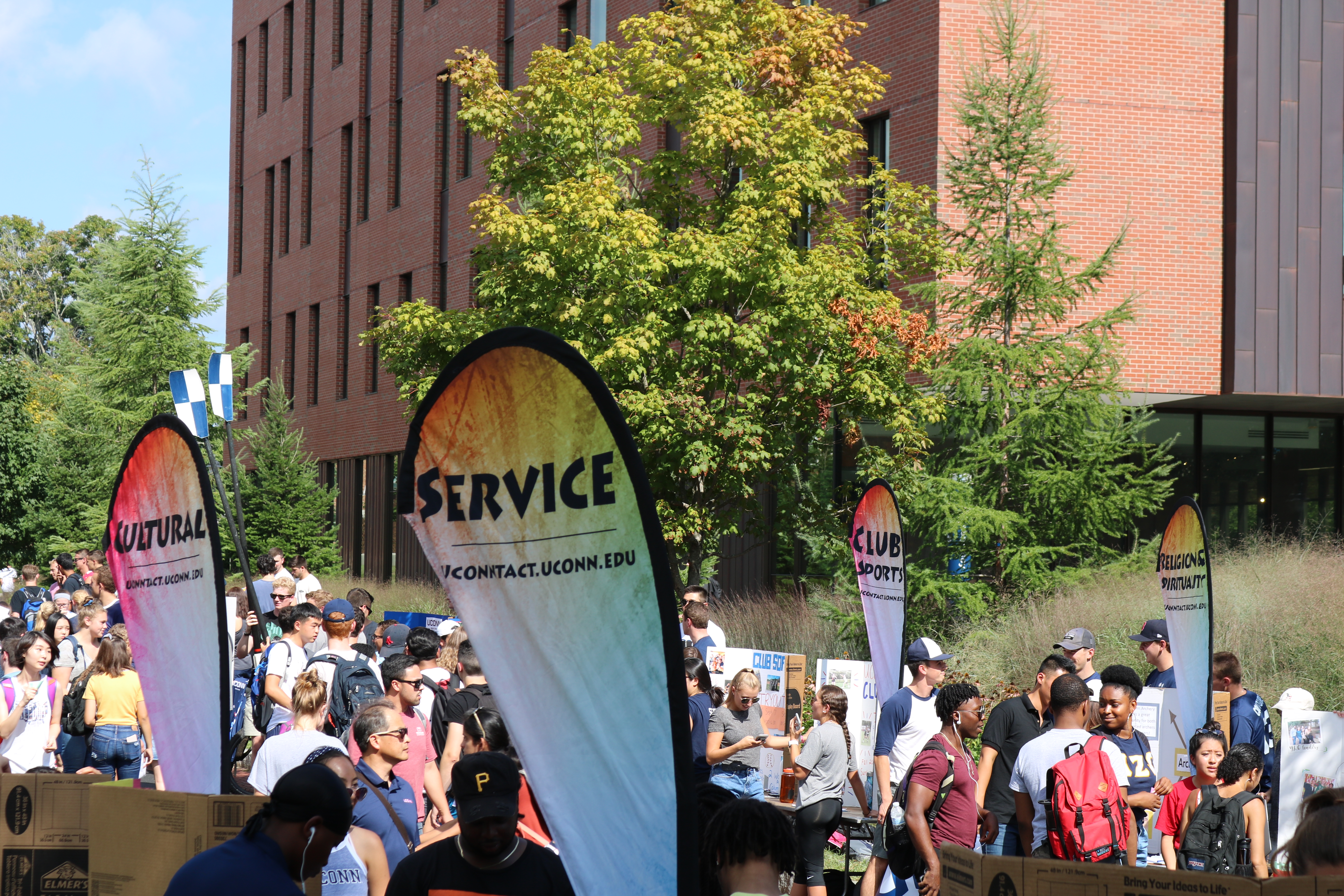 uconn involvement fair fall 2023 Fairfield Way Packed with over 500 Clubs for Fall 2018 Involvement Fair