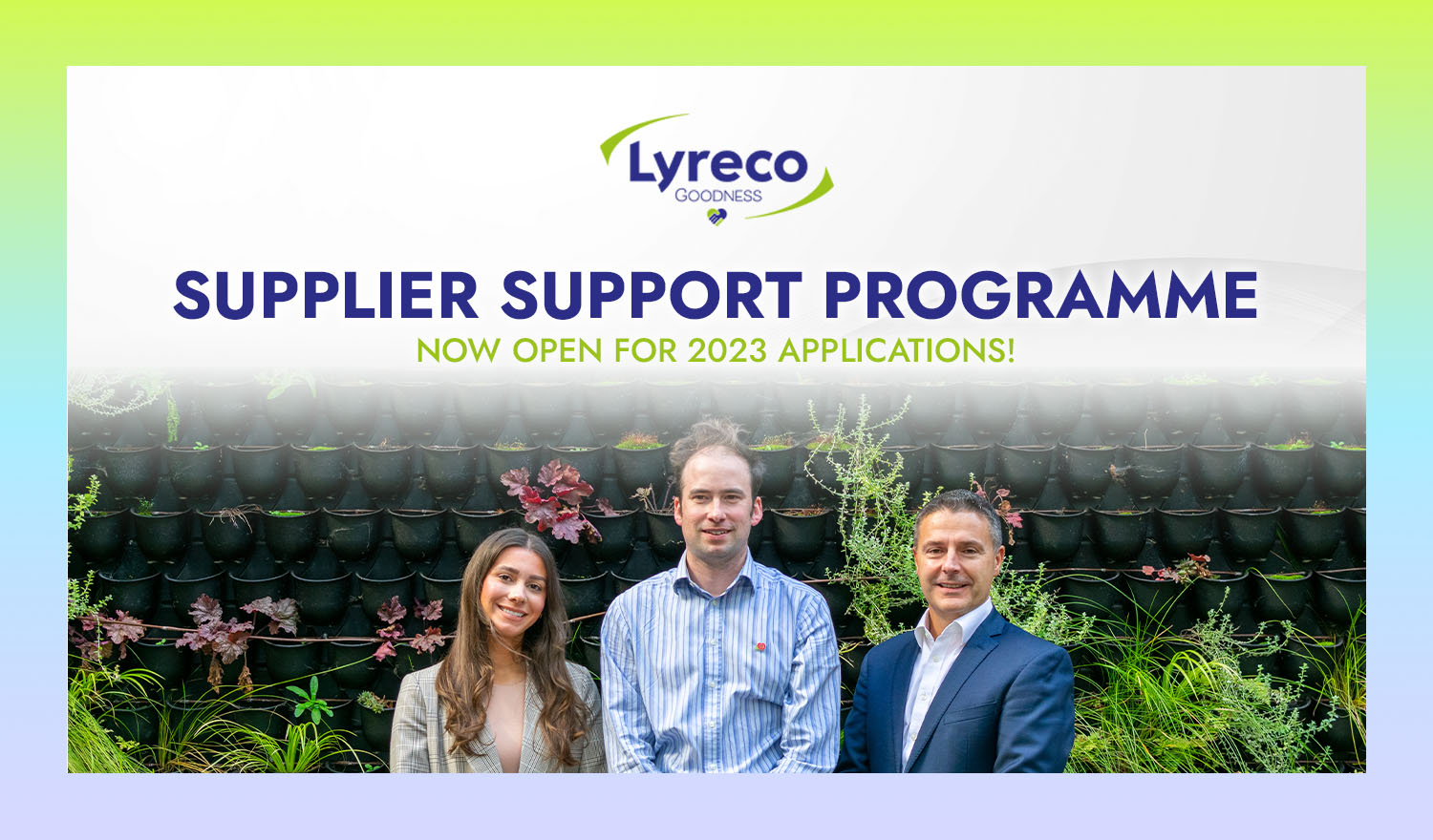 Lyreco Goodness Supplier Support Programme 2023 Lyreco UK and Ireland