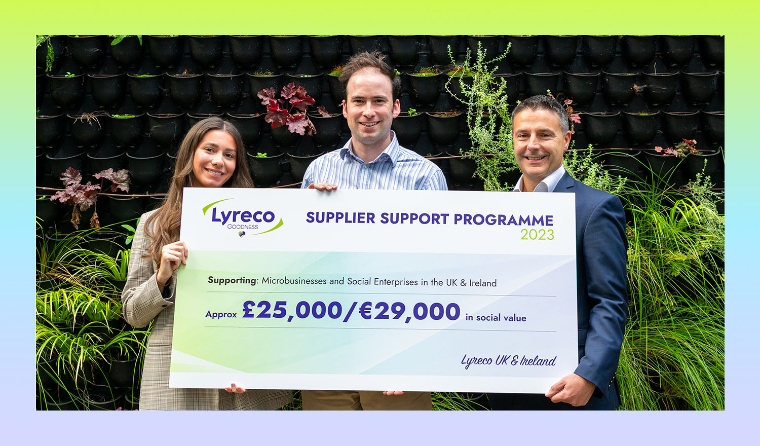 Lyreco Goodness Supplier Support Programme 2023 Lyreco UK and Ireland