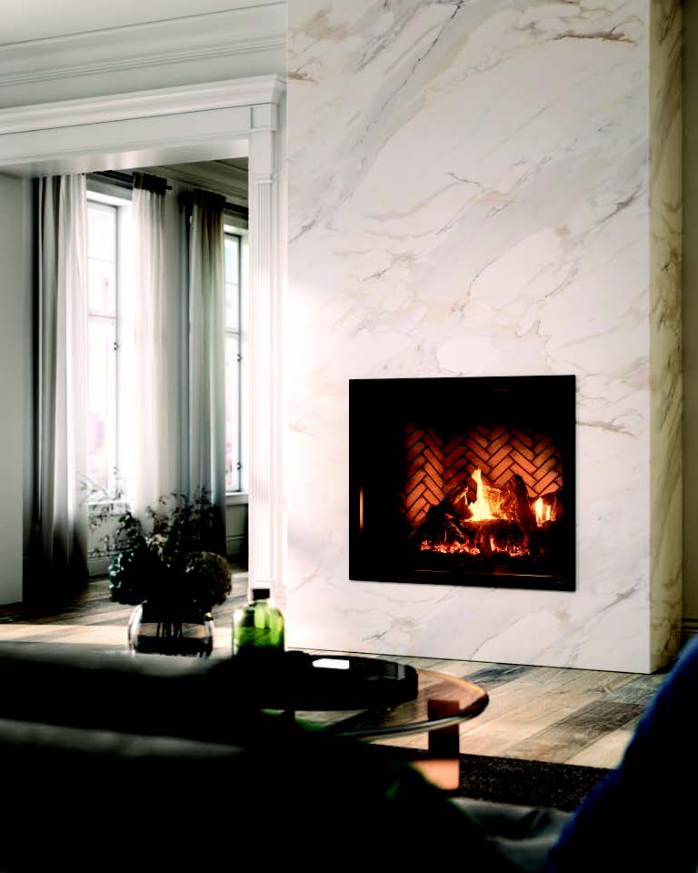 Valcourt SRF40 40inch Square Gas Fireplace NG Alber's Fire Places