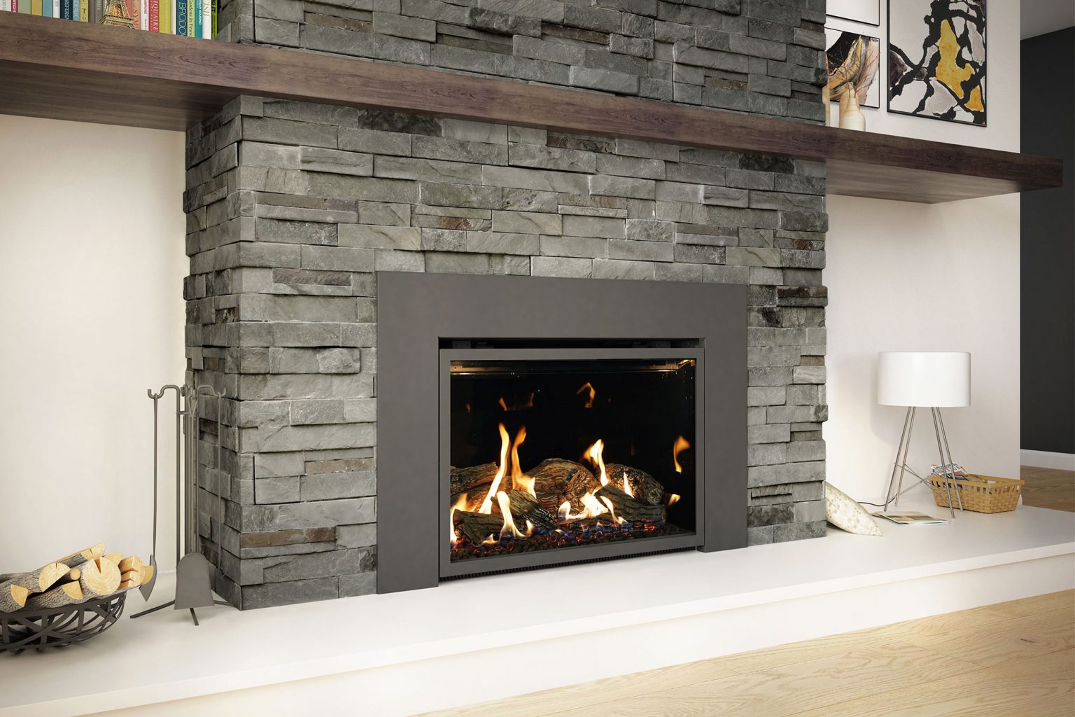 Ambiance Inspiration 34 IPI Gas Insert Fireplace & BarBQ Center
