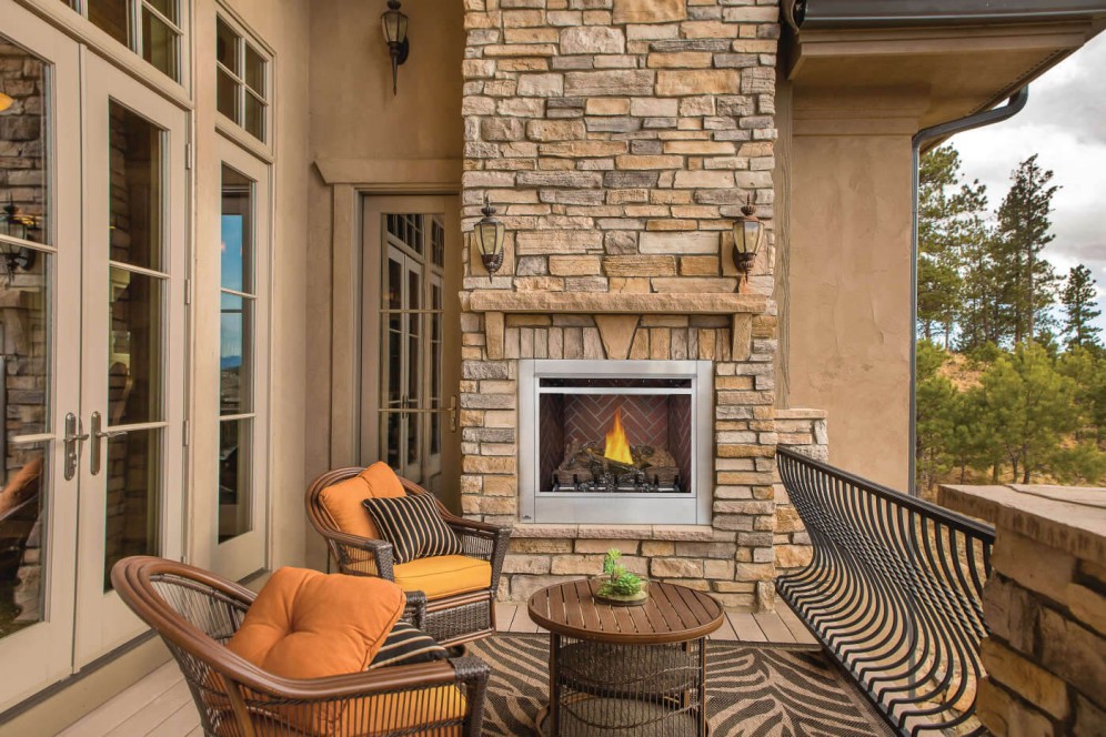 Napoleon Riverside 36 Outdoor Fireplace Fireplace & BarBQ Center