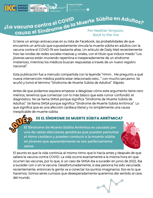 Vaccine Fears Overturned by Facts Does the COVID Vaccine Cause Sudden