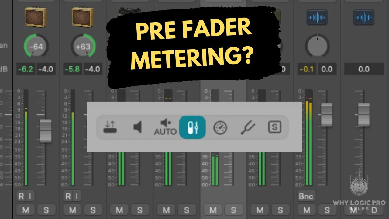 How Pre Fader Metering ACTUALLY Works in Logic Pro