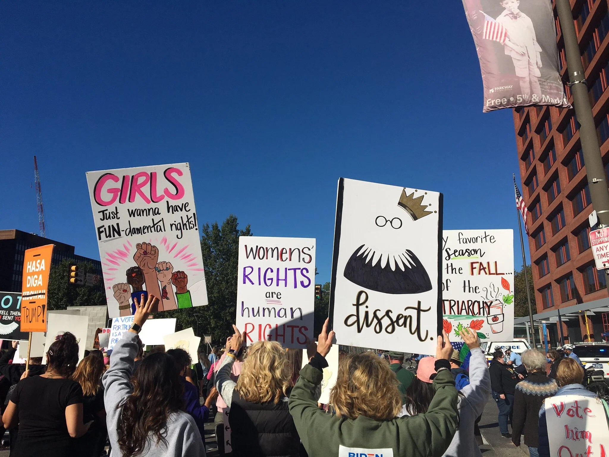 Women in Philly, and around the country, are marching WHYY