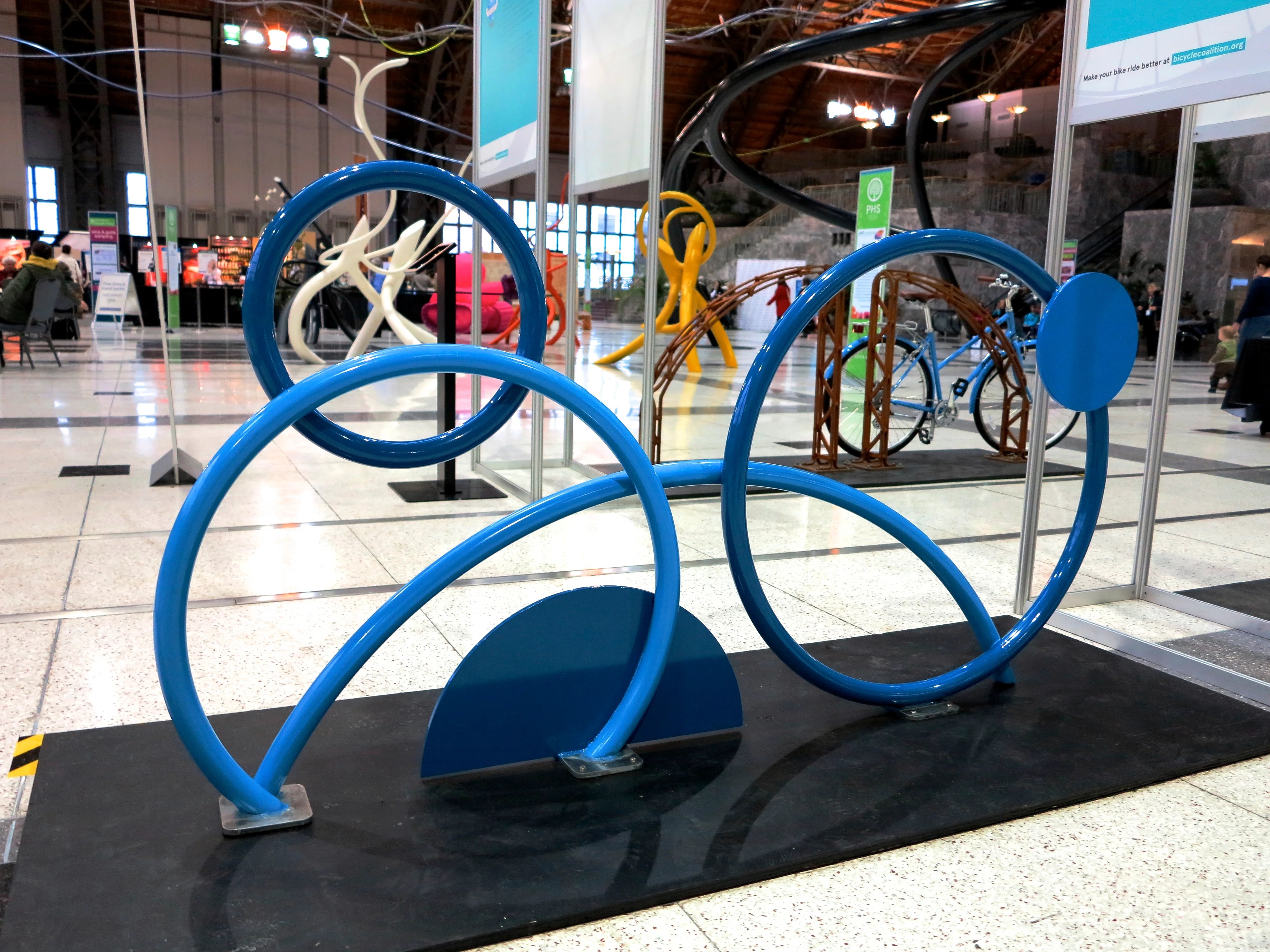 Sculptural bike racks debut at Flower Show WHYY