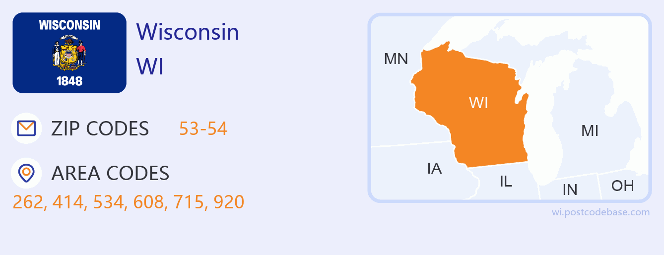 Home Wisconsin United States ZIP Code 5 Plus 4 ️
