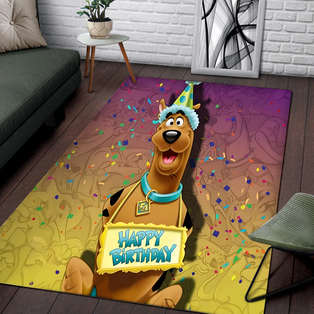 Scooby Doo Happy Birthday Floor Mat