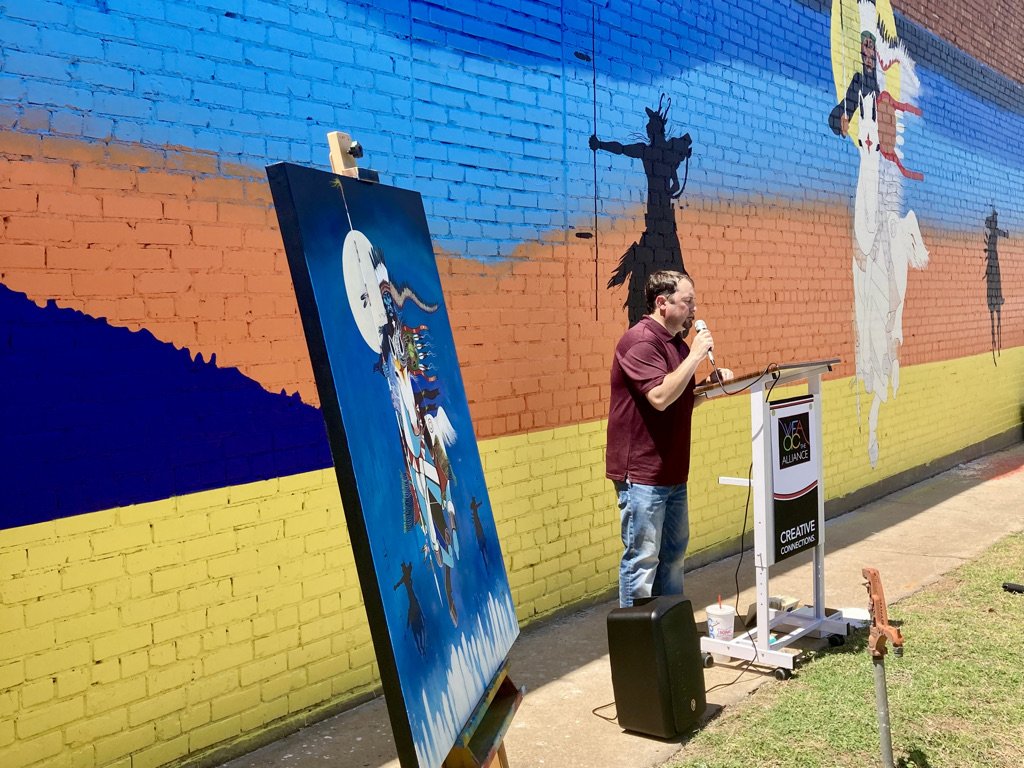 Comanche Pride, Quanah History on Display at Mural Dedication Ceremony