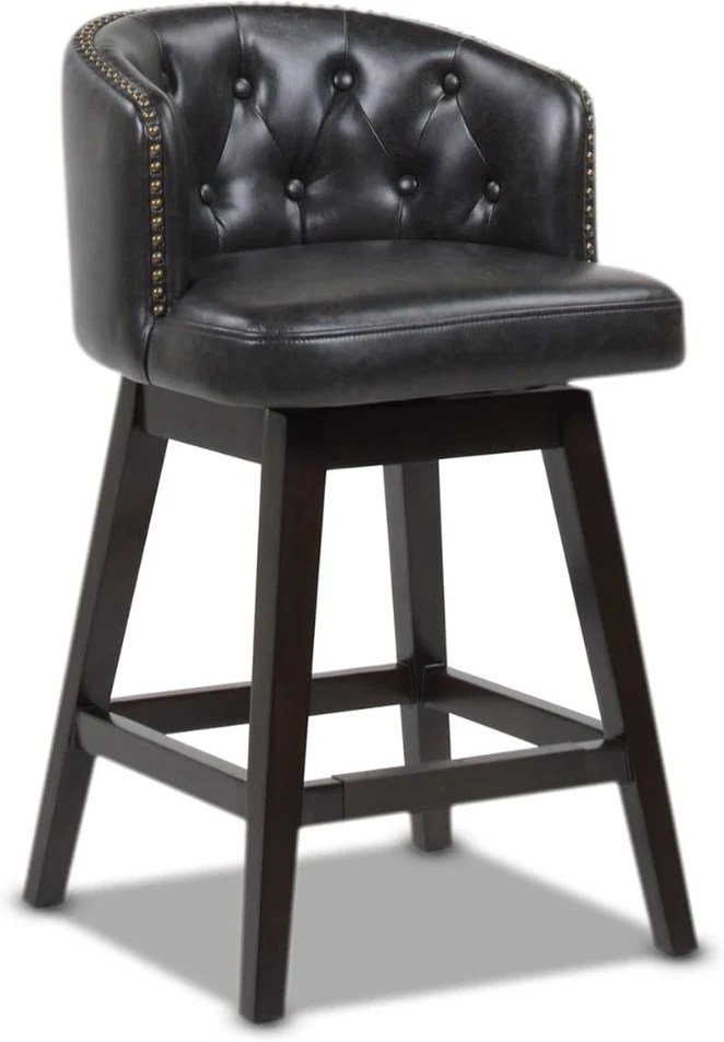 Dakota 26" Swivel Low Back Counter Height Bar Stool Wichita Home Outlet