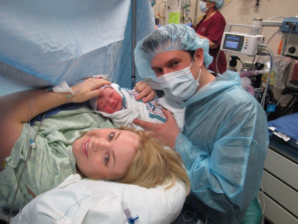 CSection Moms Give Birth, Too