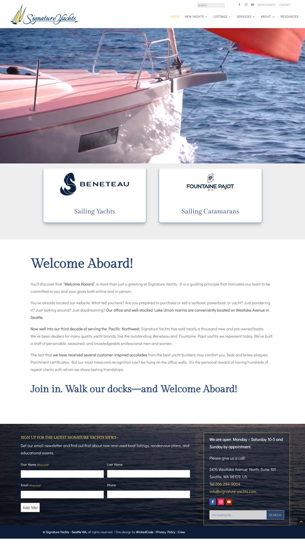 Signature Yachts of Seattle Boat Brokerage