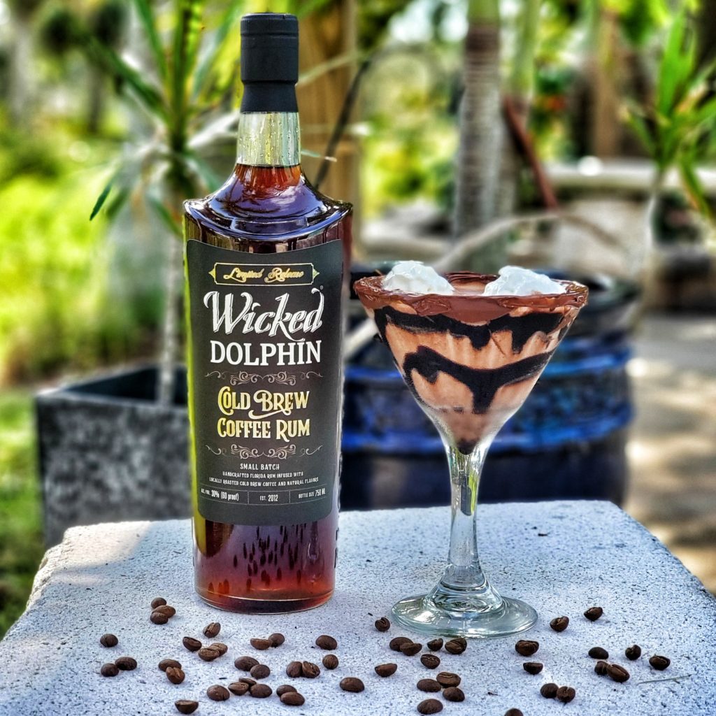 Hazelnut Mocha Martini Wicked Dolphin Rum