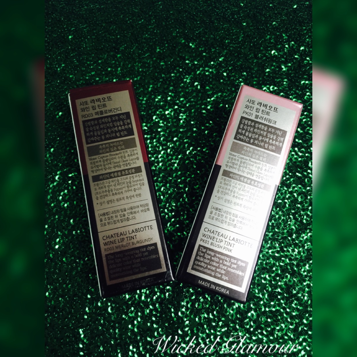 WINE LIP TINT Review`🙏🏽📦 wicked glamour