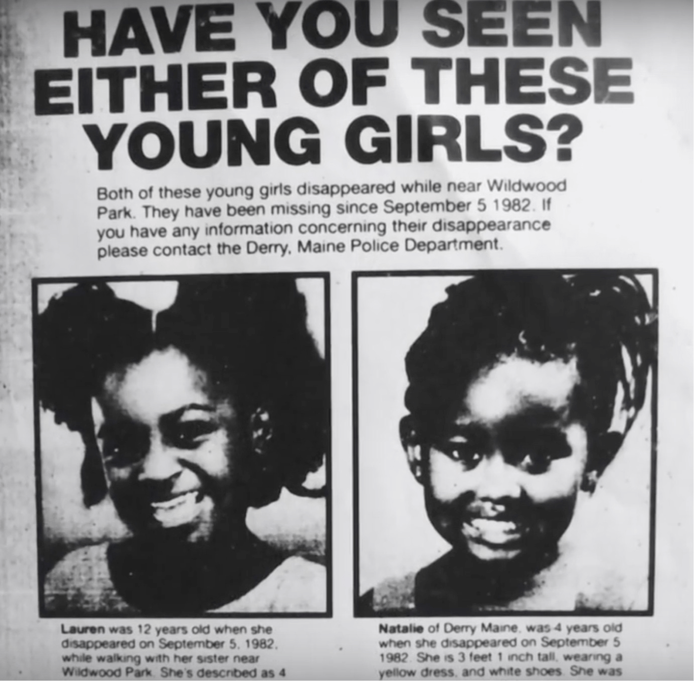 Have You Seen These Children? Missing Posters Surface from the Set of