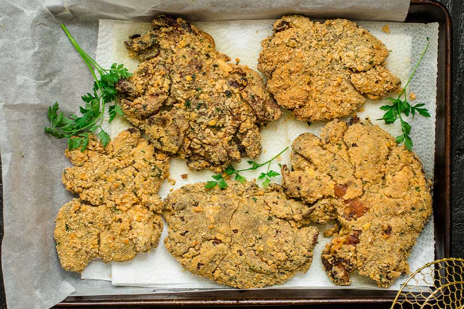 "Chicken Fried" Mushroom Steak Vegan Wicked Kitchen