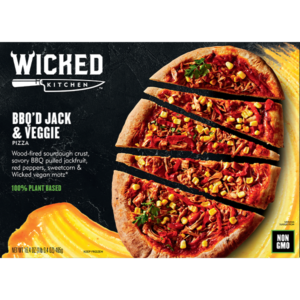 BBQ'D Jack and Veggie Pizza Wicked Kitchen