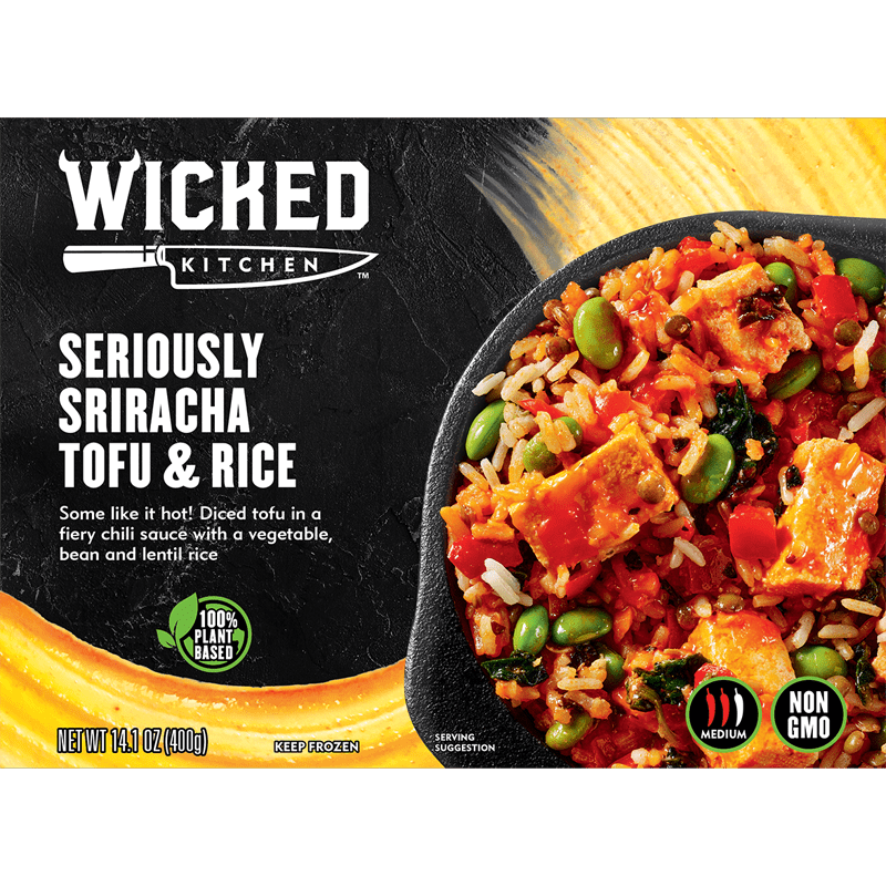 Seriously Sriracha Tofu & Rice Vegan Frozen Meal