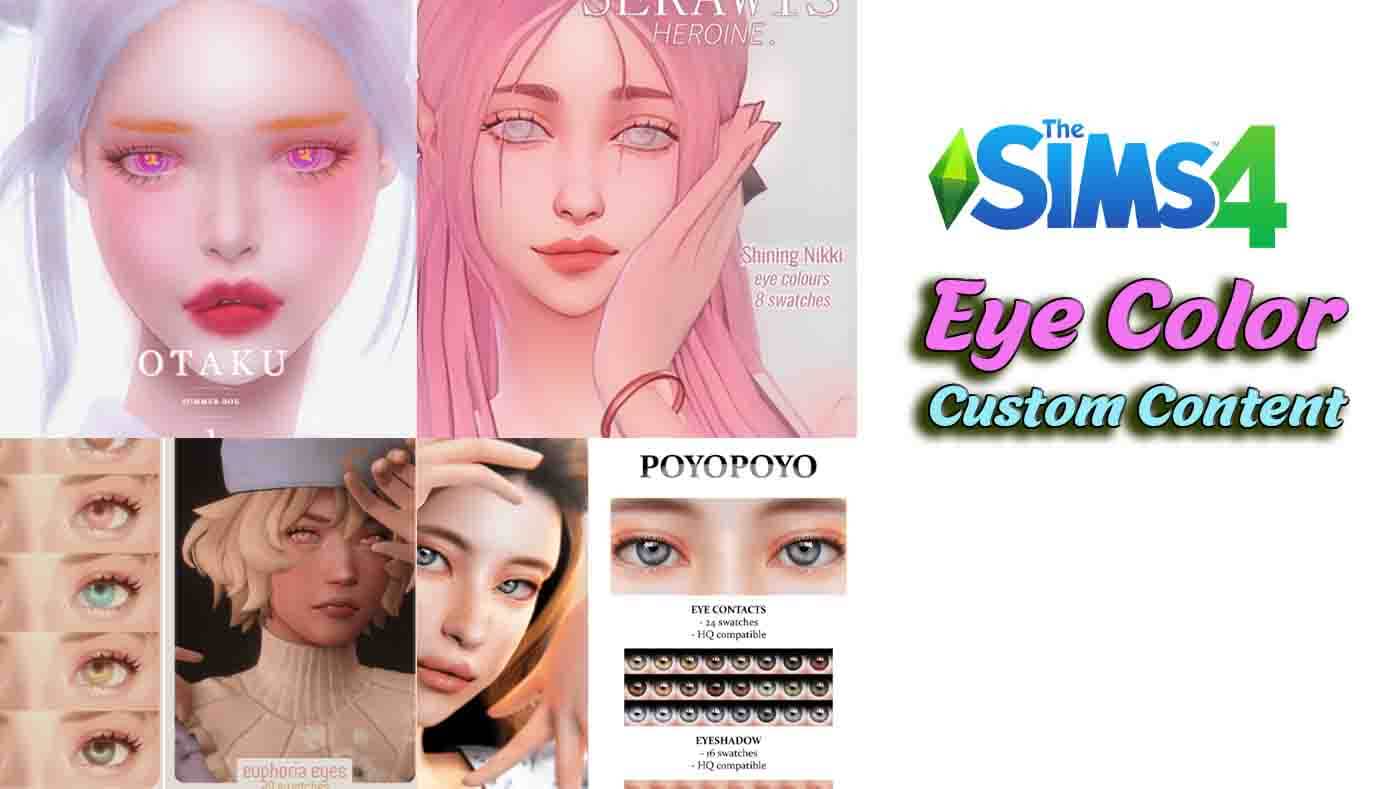 The Sims 4 Eye Colors cc Wicked Sims Mods