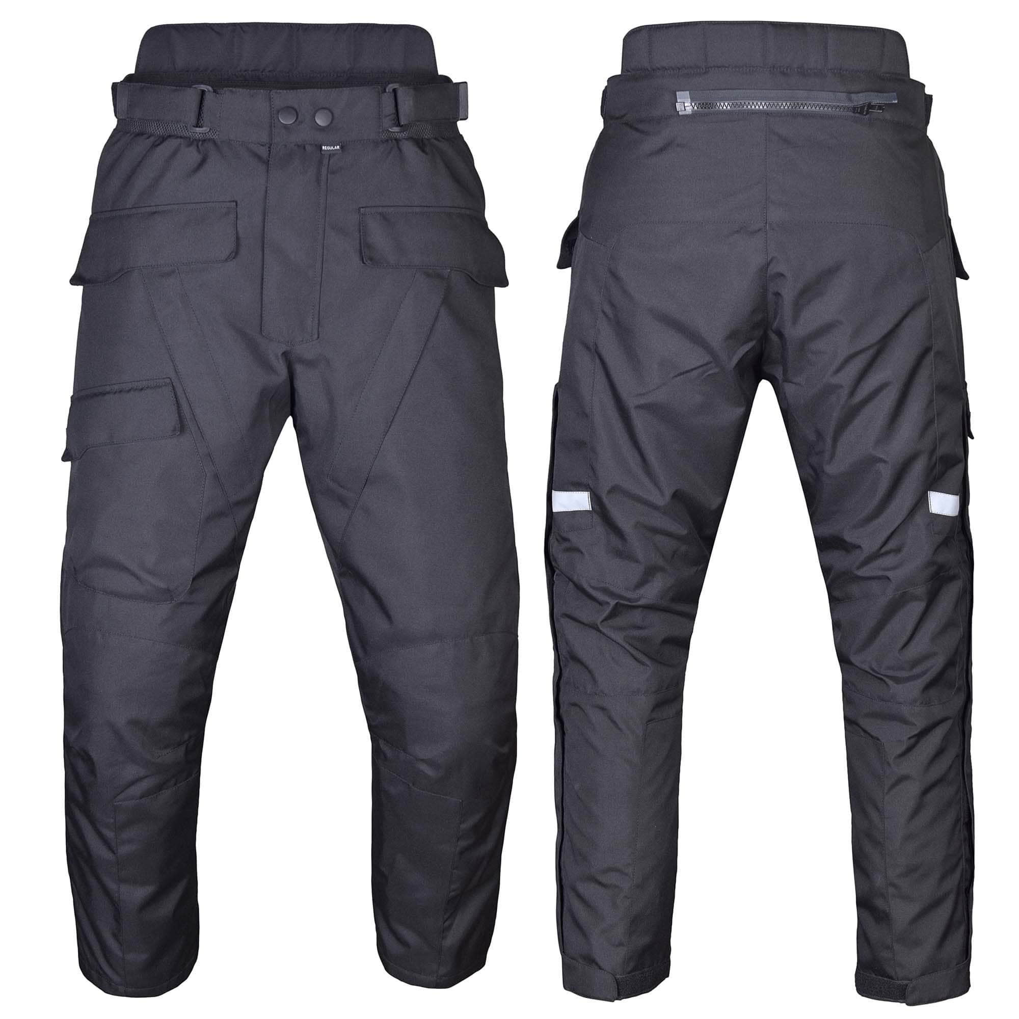 Water Resistant Fleece Lined Pants Waterproof Motorcycle Pants