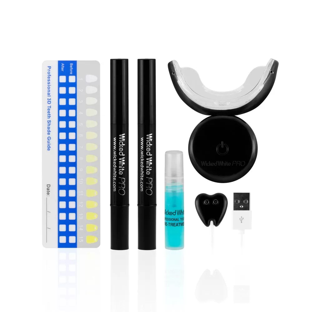 New Advanced LED Professional Take Home Whitening Kit Wicked White