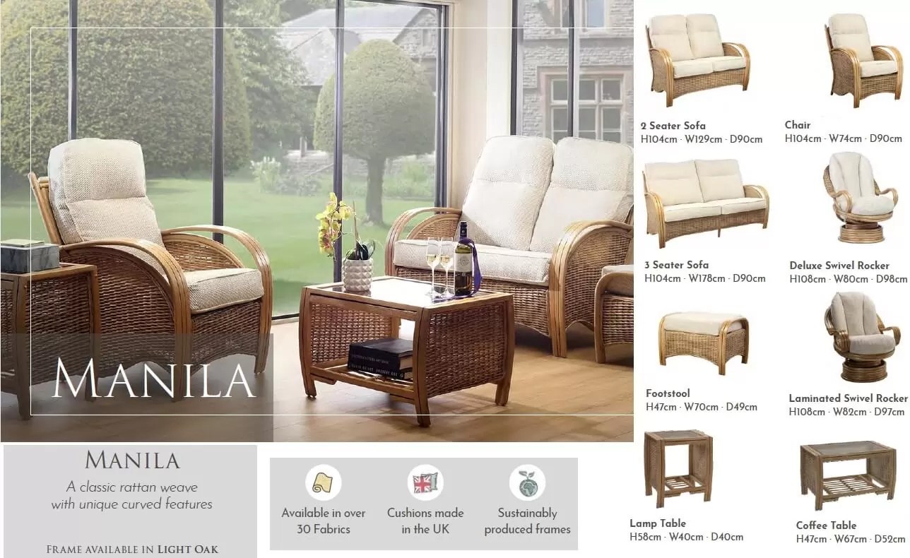 Manila Suite.. Cane furniture Wicker World