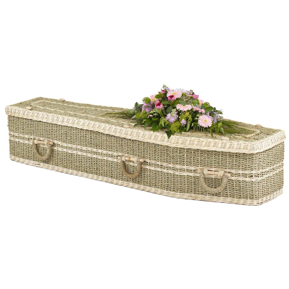 Pandanus Ringlemere Wicker Coffin Eco Coffin