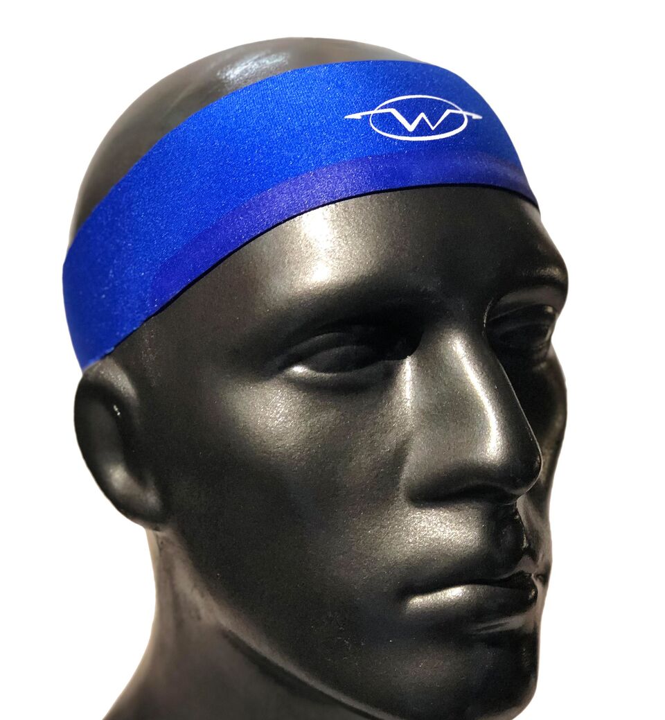 Blue Performance Headband Wickflow