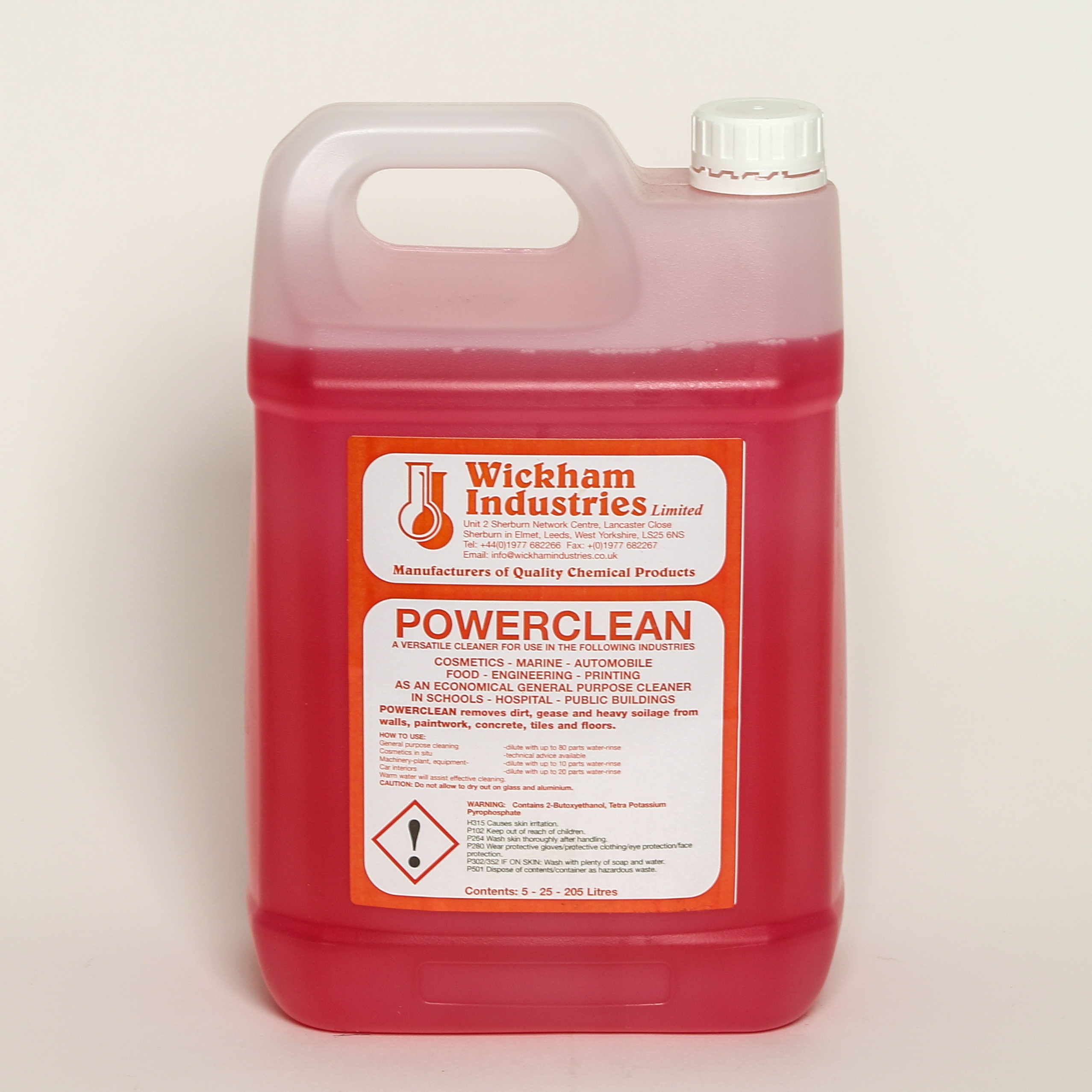 Powerclean (Cosmetic) WICKHAM INDUSTRIES