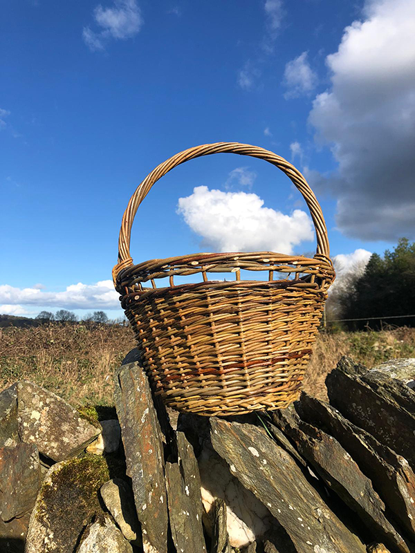 HandMade Willow Basket Wicklow Wild Foods