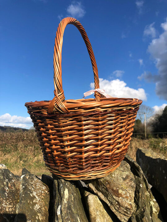 HandMade Willow Basket Wicklow Wild Foods